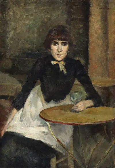 A la Bastille (Jeanne Wenz) av Henri de Toulouse-Lautrec