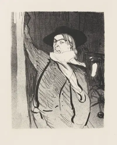 Aristide Bruant, 1893 – nr 2, Henri de Toulouse-Lautrec
