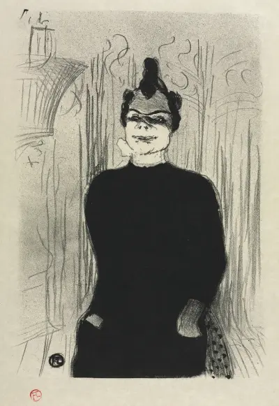 At the Gaieté Rochechouart; Nicolle av Henri de Toulouse-Lautrec