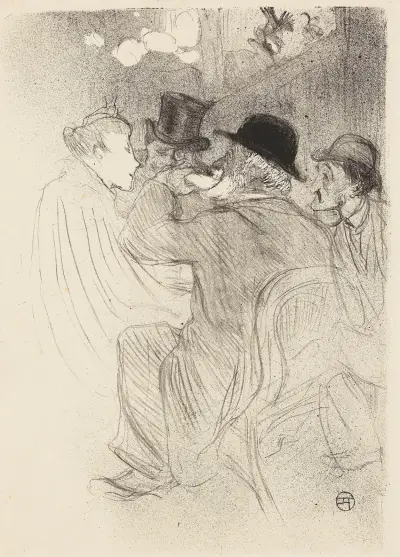 Au Moulin Rouge, un Rude! … Un Vrai Rude! av Henri de Toulouse-Lautrec
