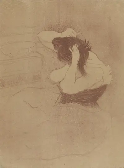 Combing Their Hair av Henri de Toulouse-Lautrec