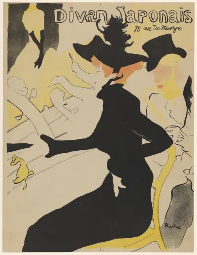 Divan japonais, 75 rue des Martyrs Ed av Henri de Toulouse-Lautrec