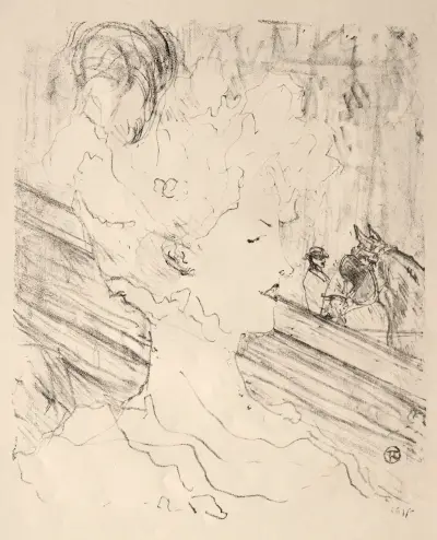 Emilienne d’Alençon av Henri de Toulouse-Lautrec