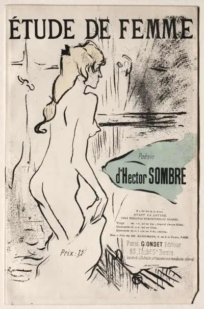 Étude de Femme av Henri de Toulouse-Lautrec