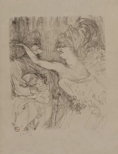 Guy and Mealy, in ‘Paris qui Marche’ av Henri de Toulouse-Lautrec
