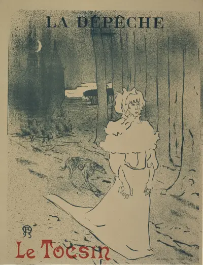 La Dépêche. Le Tocsin, Henri de Toulouse-Lautrec