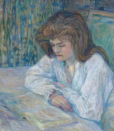 La Liseuse av Henri de Toulouse-Lautrec