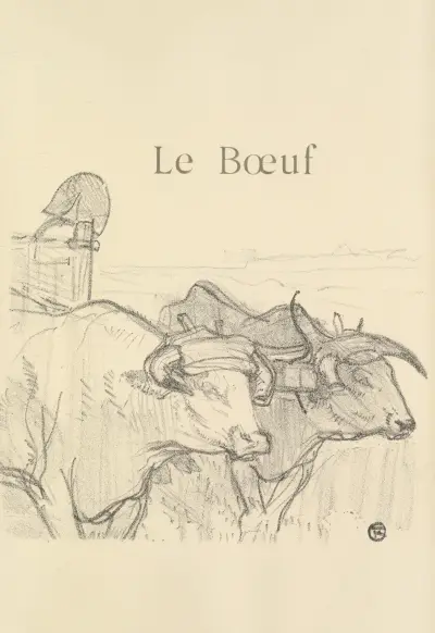Le Bœuf av Henri de Toulouse-Lautrec