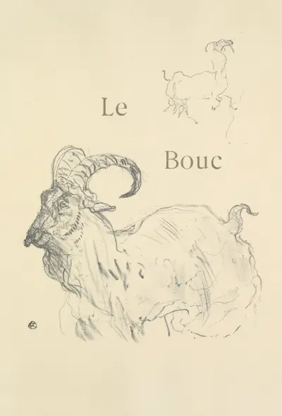 Le Bouc av Henri de Toulouse-Lautrec