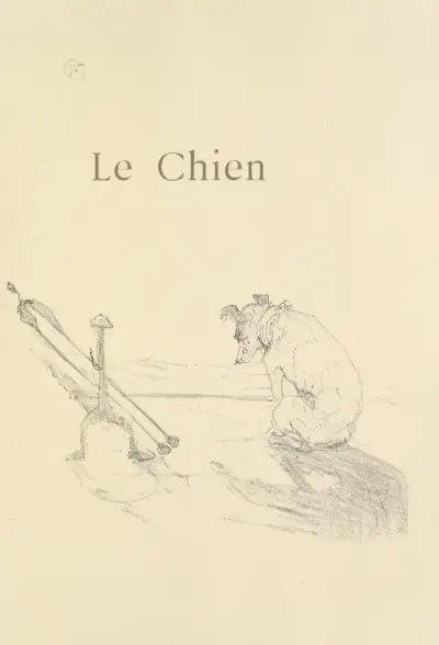 Le Chien av Henri de Toulouse-Lautrec