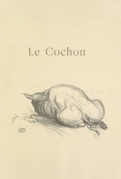Le Cochon av Henri de Toulouse-Lautrec