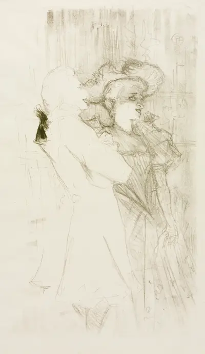 Lender and Auguez in “The Song of Fortune” av Henri de Toulouse-Lautrec