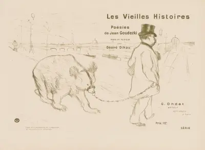 Les Vieilles histoires; Couverture – Frontispiece av Henri de Toulouse-Lautrec