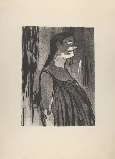 Madame Abdala. av Henri de Toulouse-Lautrec