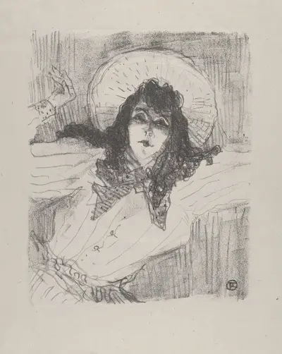May Belfort, 1898 av Henri de Toulouse-Lautrec
