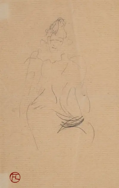 Kobieca sylwetka, Henri de Toulouse-Lautrec