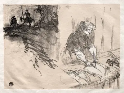 The Brief Joys – Cover av Henri de Toulouse-Lautrec