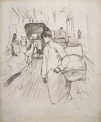 Praczka, Henri de Toulouse-Lautrec