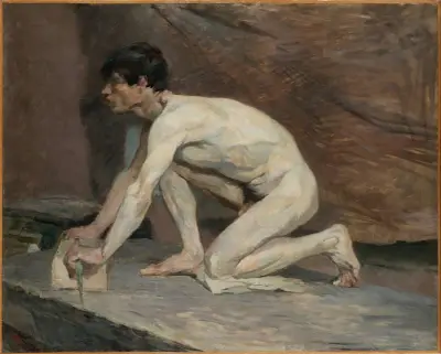 Der Marmorpoliere von Henri de Toulouse-Lautrec