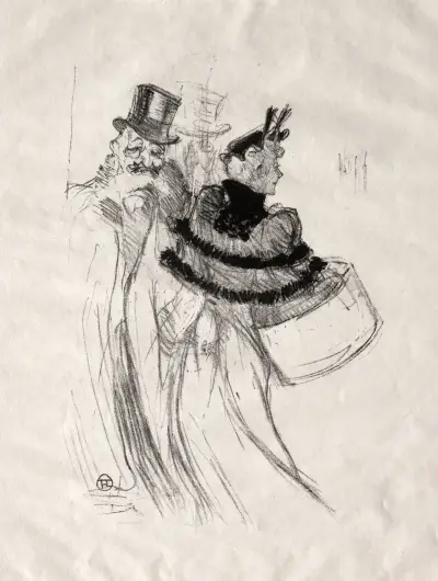 Starzy panowie, 1894, Henri de Toulouse-Lautrec