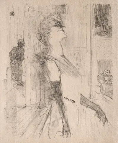 Yvette Guilbert:  Sur la scène av Henri de Toulouse-Lautrec