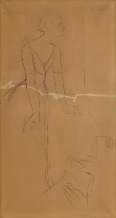Yvette Guilbert, 1894, Henri de Toulouse-Lautrec