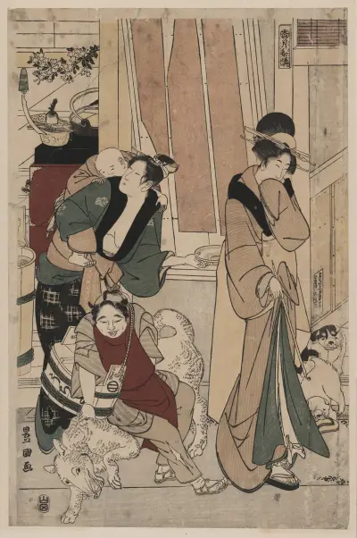 Satsuki, Toyokuni Utagawa
