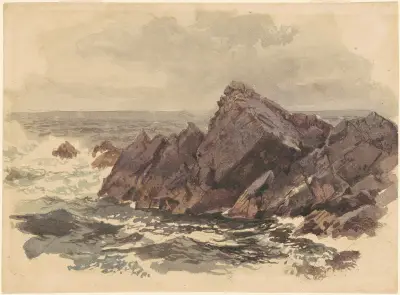 Küstenlandschaft mit Felsen von William Trost Richards
