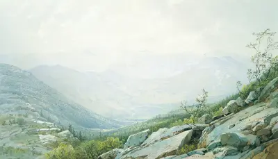 Die Mount-Washington-Bergkette, vom Mount Kearsarge aus gesehen von William Trost Richards
