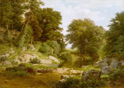 Waldbach von William Trost Richards