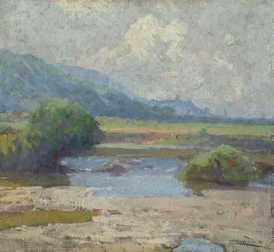 Summer Landscape from Košice av Ľudovít Čordák
