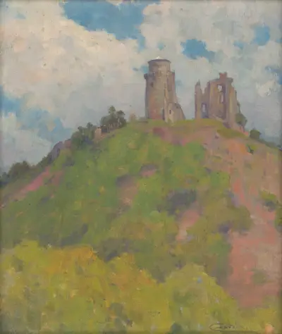 The ruins of Slane Castle av Ľudovít Čordák
