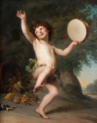 Amor som Bacchus av Adolf Ulrik Wertmüller