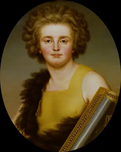 Gustaf Mauritz Armfelt i skythisk tornerdräkt av Adolf Ulrik Wertmüller