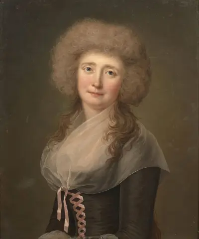 Porträtt av madame Whittforth, född Jane Barton av Adolf Ulrik Wertmüller