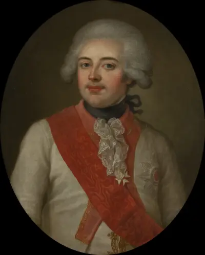 Porträtt av hertig Fredrik Fredrik August av Württemberg av Ulrika Pasch