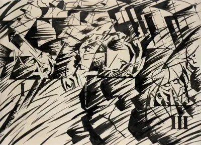 States of Mind, Those Who Go, Umberto Boccioni