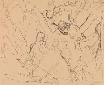Study for ‘Mourning’, Umberto Boccioni