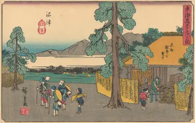 Numazu, 1841 av Utagawa Hiroshige