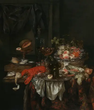 Banquet Still Life av Abraham van Beyeren