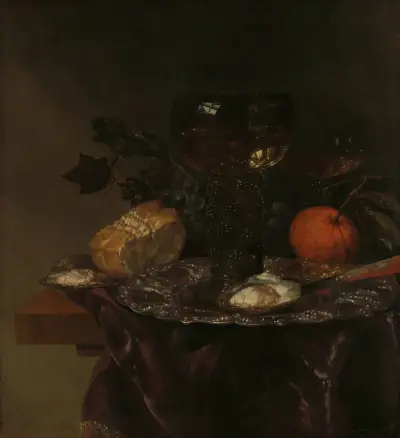 Still Life, 1660 av Abraham van Beyeren