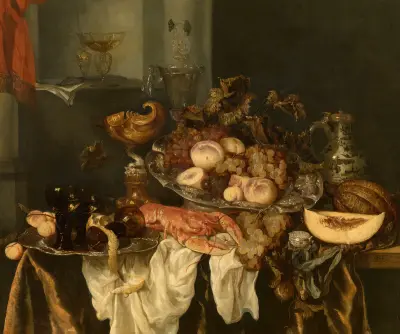 Still Life – nr 1 av Abraham van Beyeren