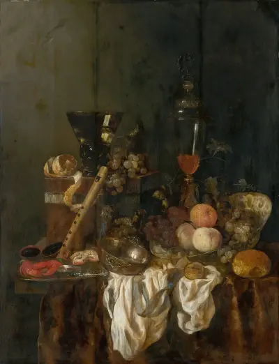 Sumptuous Still Life, 1655 av Abraham van Beyeren