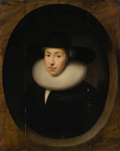 Portrait Of A Lady – nr 1 av Cornelis Jonson van Ceulen