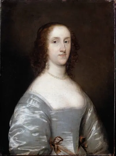 Portrait of a Lady in White av Cornelis Jonson van Ceulen