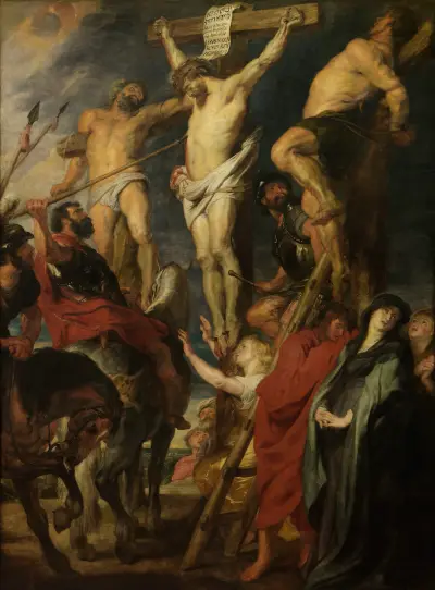 Chrystus na krzyżu, „Le coup de lance”, Anthony van Dyck