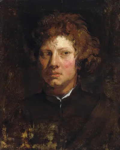 Head of a Young Man av Anthony van Dyck