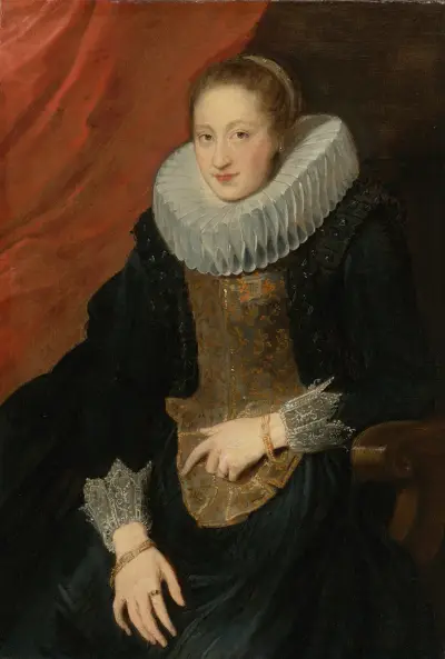 Bildnis einer Dame von Anthony van Dyck