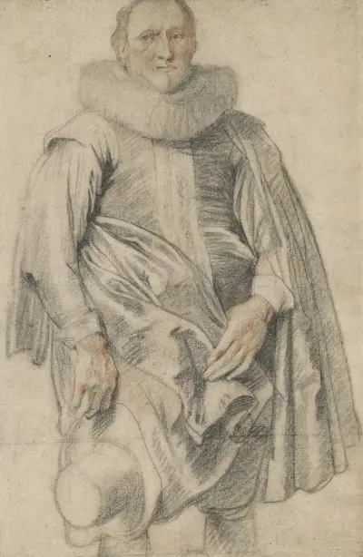 Portrait of a Man Standing av Anthony van Dyck