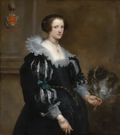 Portret Anny Wake, Anthony van Dyck